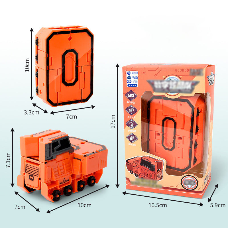 Speelgoedvervorming Nummer Transform Robot