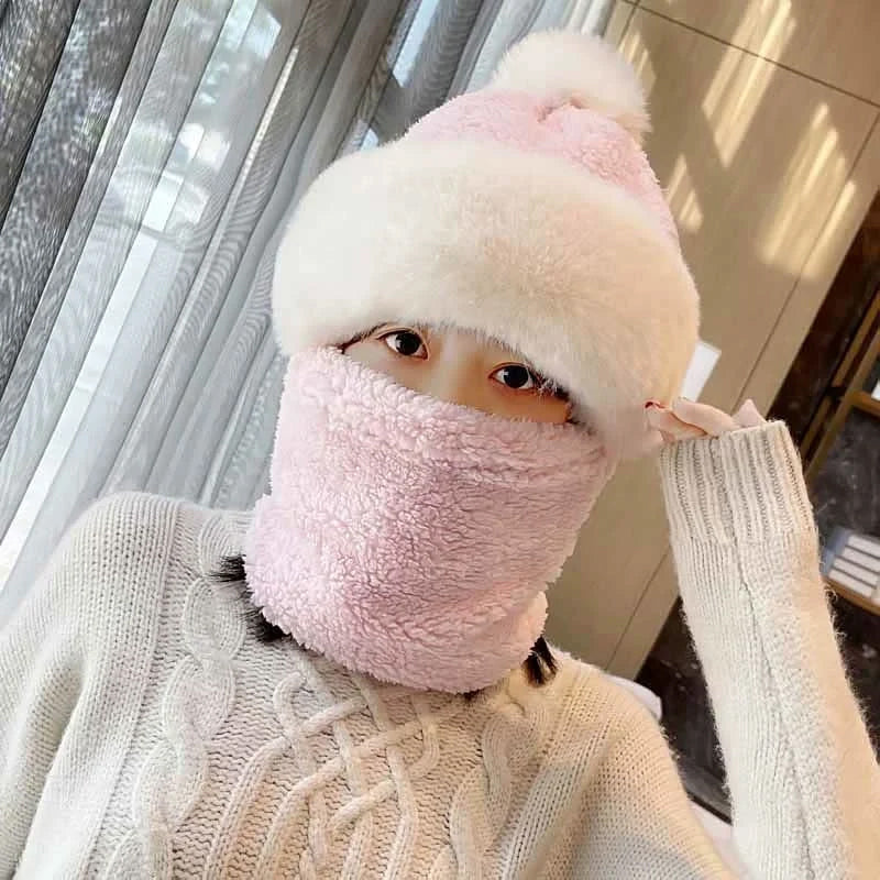 Masker sjaal één stuk hoed