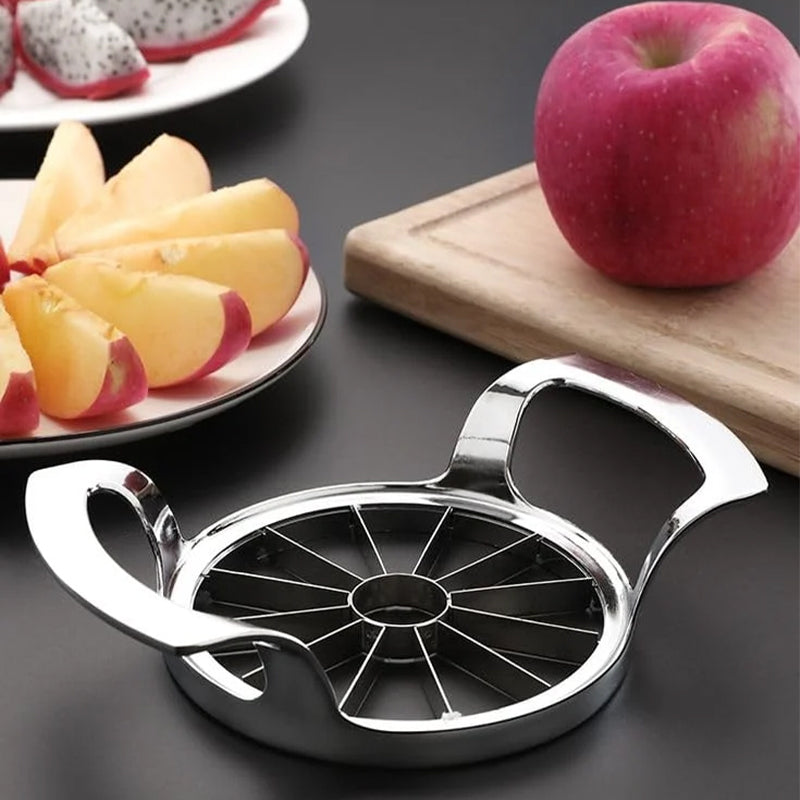 Appelboor en snijmachine