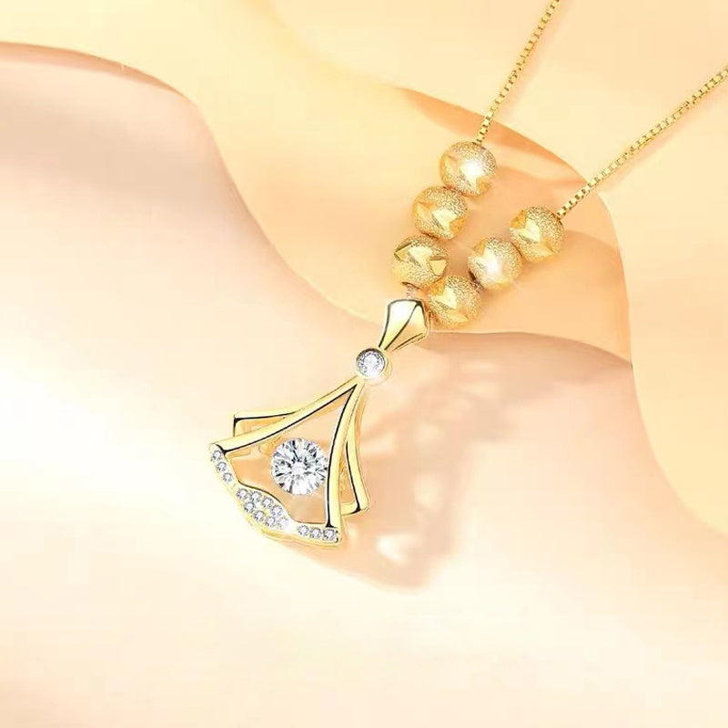 Slimme ginkgo blad ketting