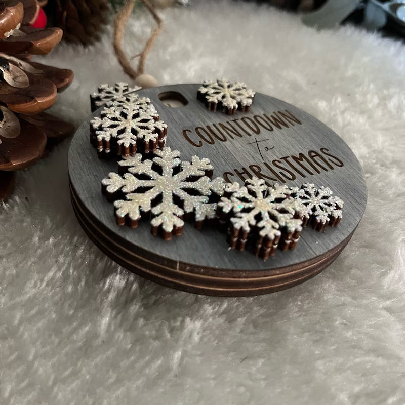 3D Kerstman aftellen naar kerstornament