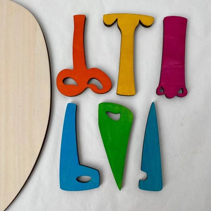 Houten Montessori Puzzels-Beste cadeau voor uw kind