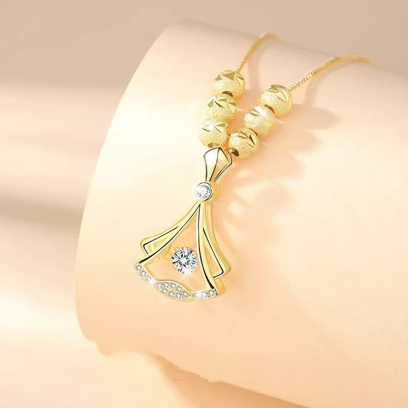 Slimme ginkgo blad ketting