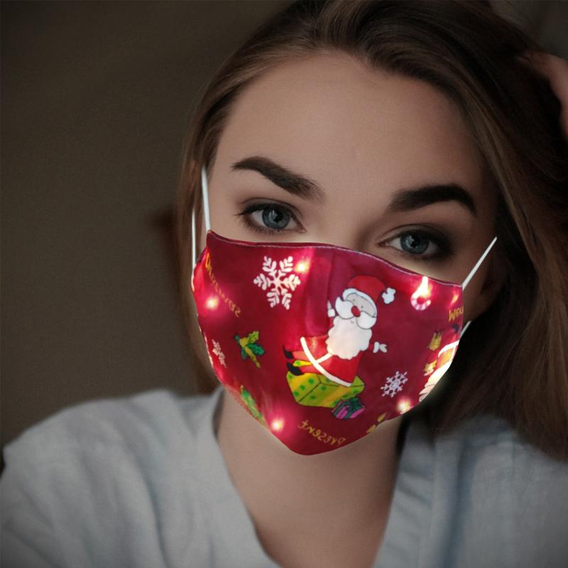 LED oplichtend kerstmasker