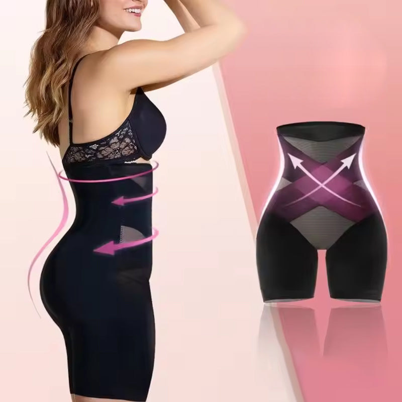 Nieuwe Cross Compressie Abs & Bil vormer met hoge taille