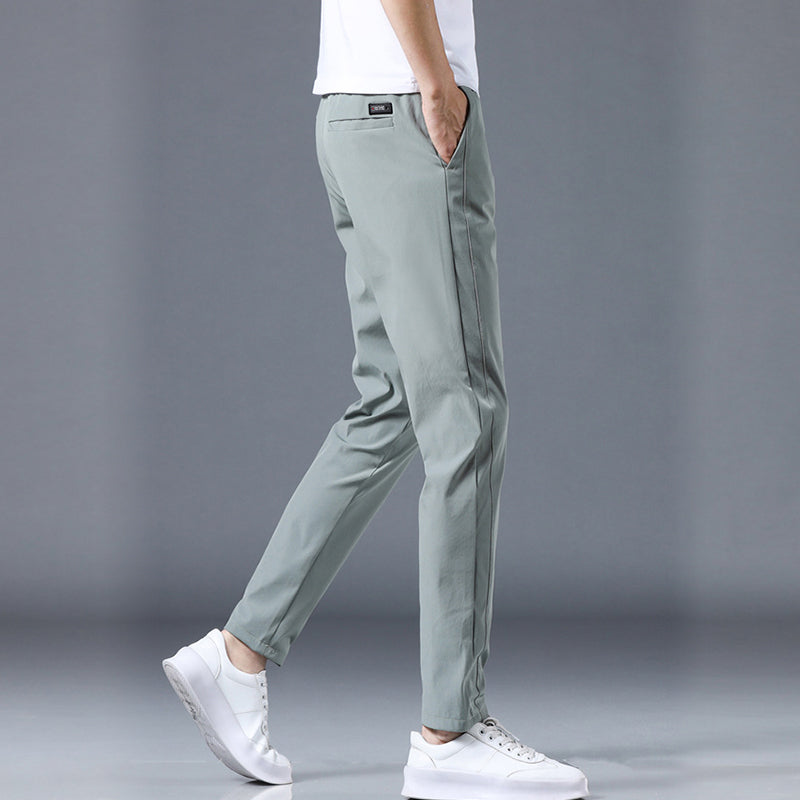 Vrijetijdsbroek van ijszijde voor heren