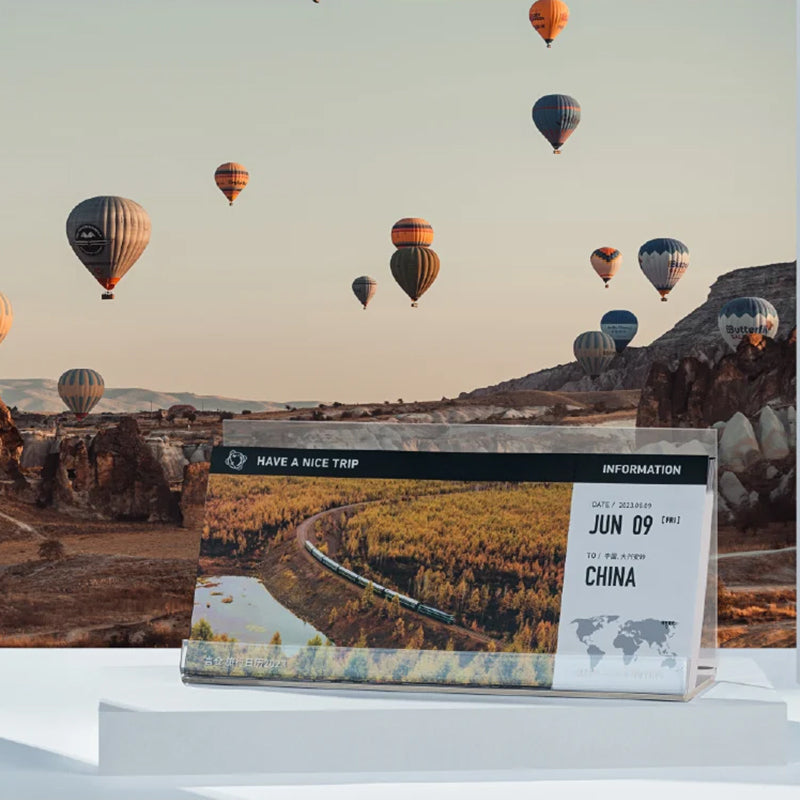 Patroonkalender voor vliegticketpatronen