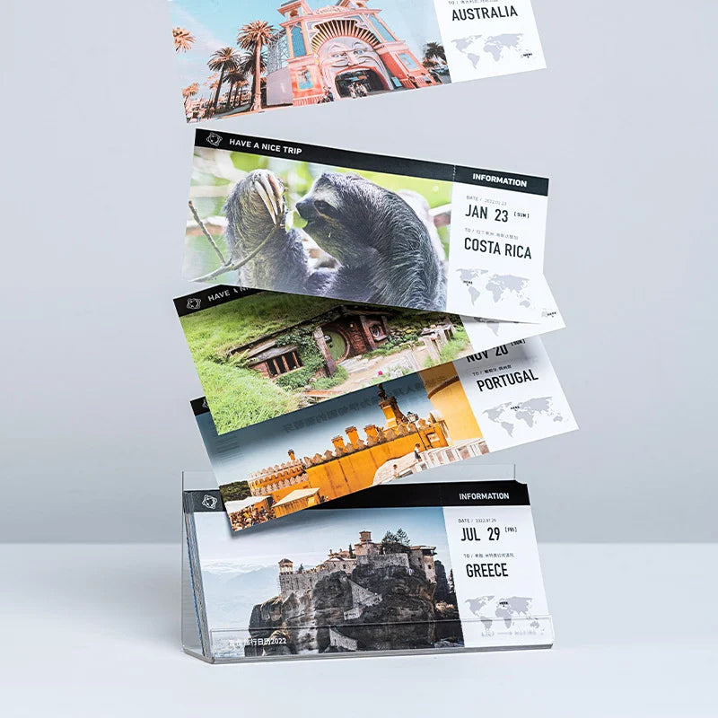 Patroonkalender voor vliegticketpatronen