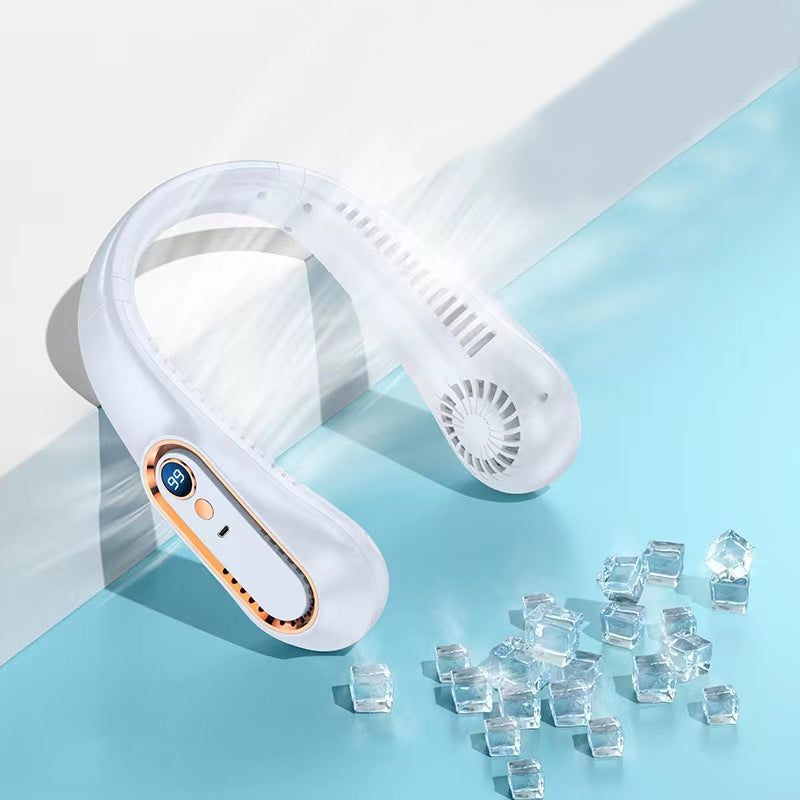 Nekventilator Oplaadbare USB-koelventilator 5 snelheden instelbaar
