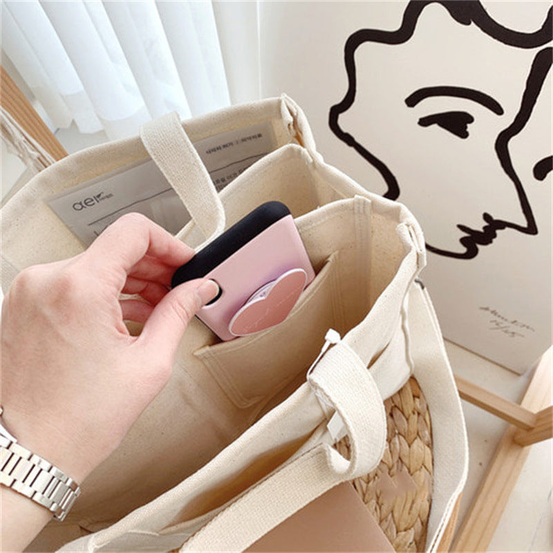 Effen kleur canvas draagtas