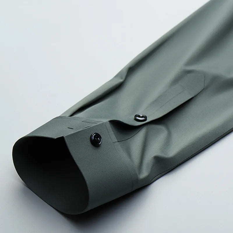 Klassiek kreukbestendig herenoverhemd