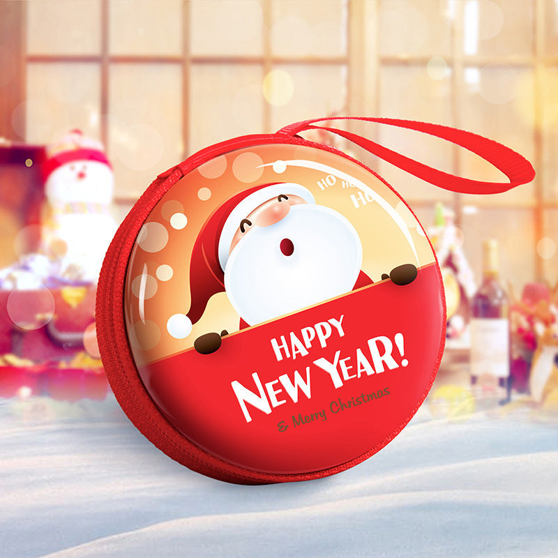 Kerst mini geld sleutelzakjes