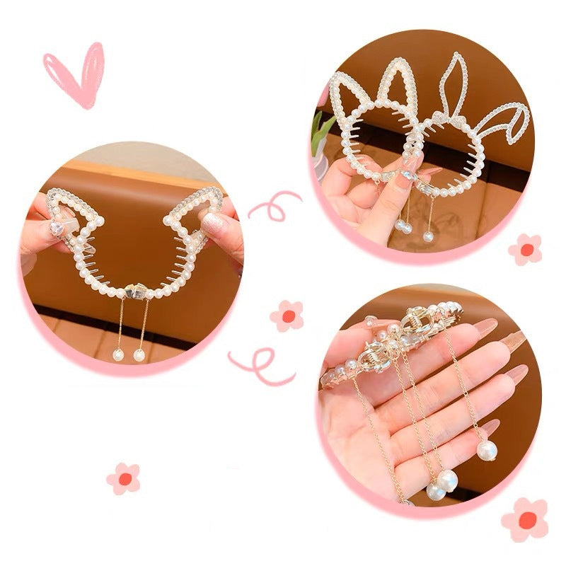 Elegante paardenstaart haarknoop