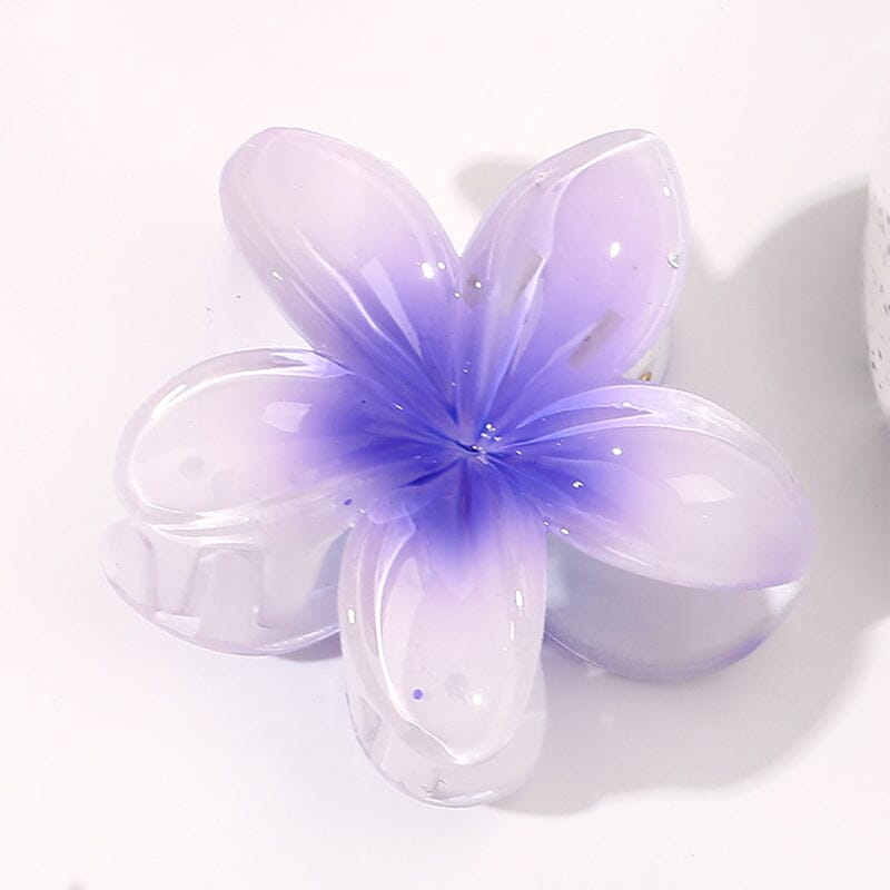 Haarclip met eierbloem