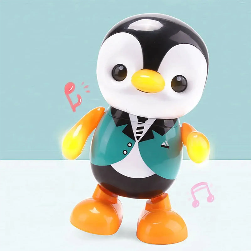Bliksem- en muzikaal dansend pinguïnspeelgoed