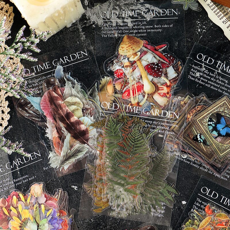 Geheugen Tuin-serie PET-stickerset