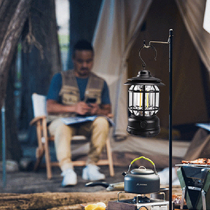 Draagbare retro-kampeer lamp