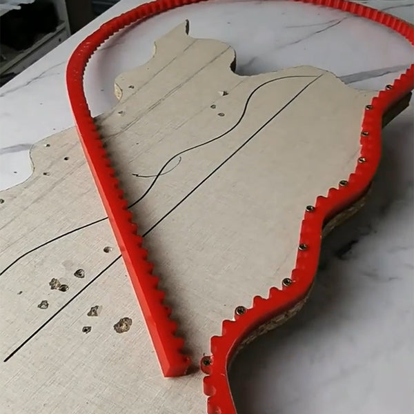 Profielstrip voor houtbewerking