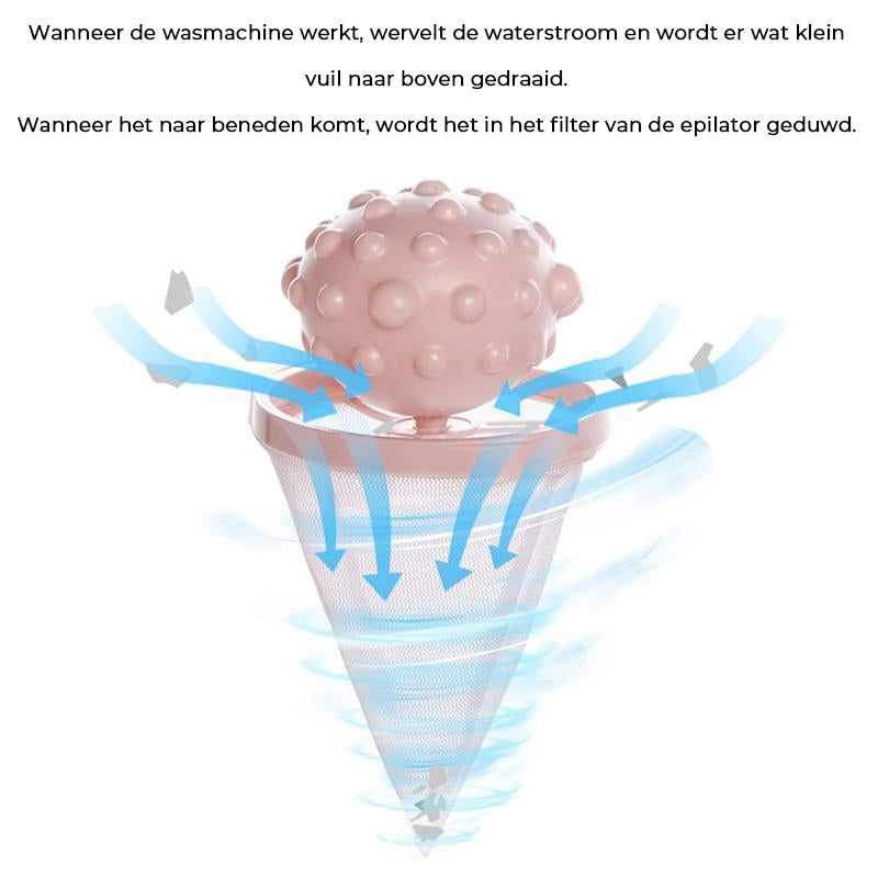 Drijvende pluishaarvanger