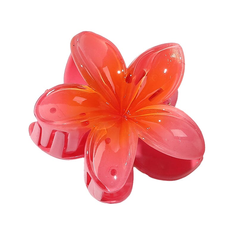 Haarclip met eierbloem