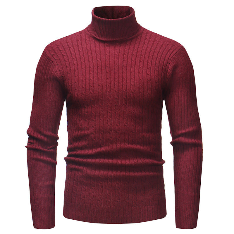 Men's Knitted Turtleneck Sweater