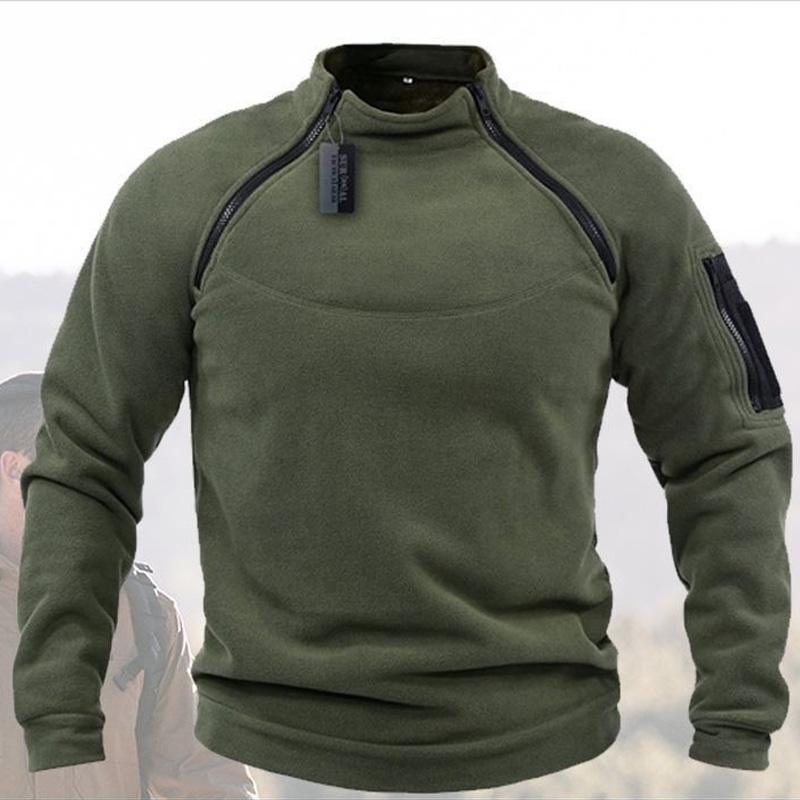 Herentrui met ritssluiting en kraag