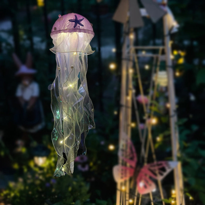 Prachtige verlichting kwallenlamp