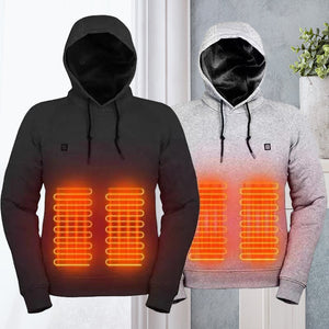 USB-stroomverwarmd sweatshirt met capuchon