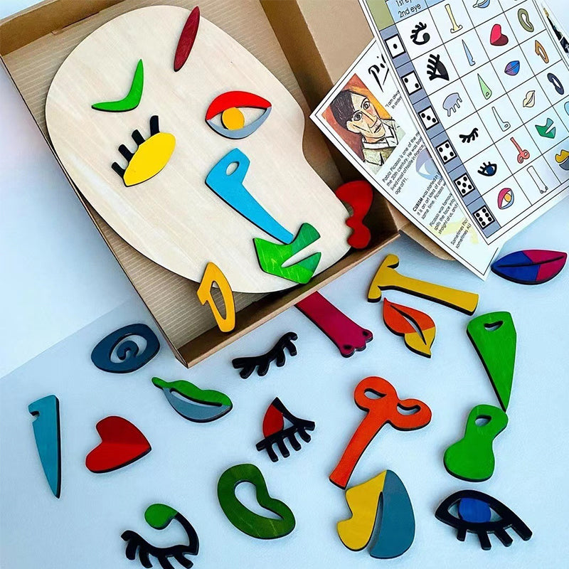 Houten Montessori Puzzels-Beste cadeau voor uw kind