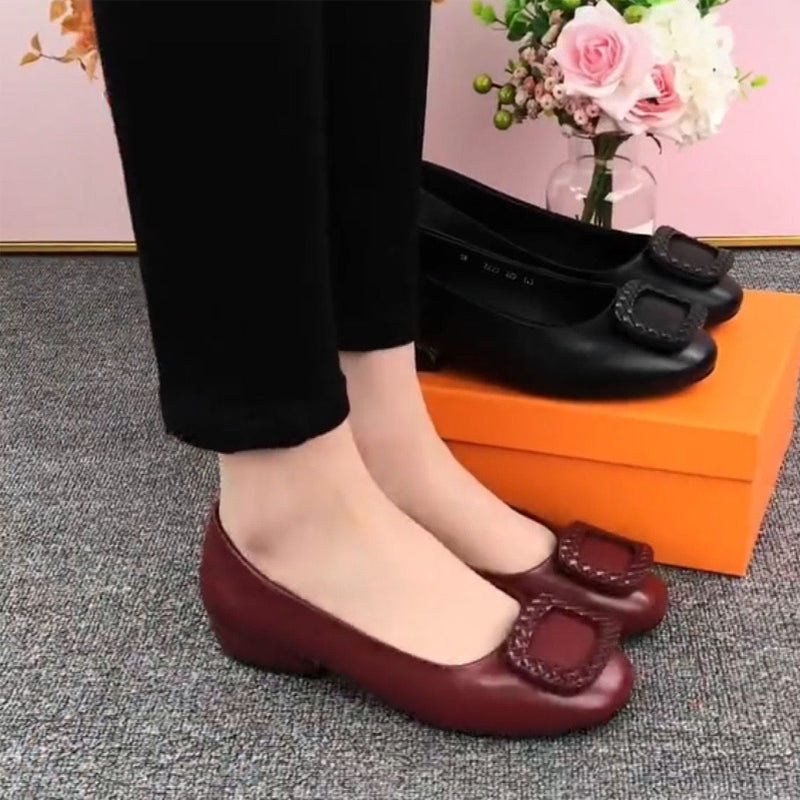 Pump ronde neus beanie schoenen