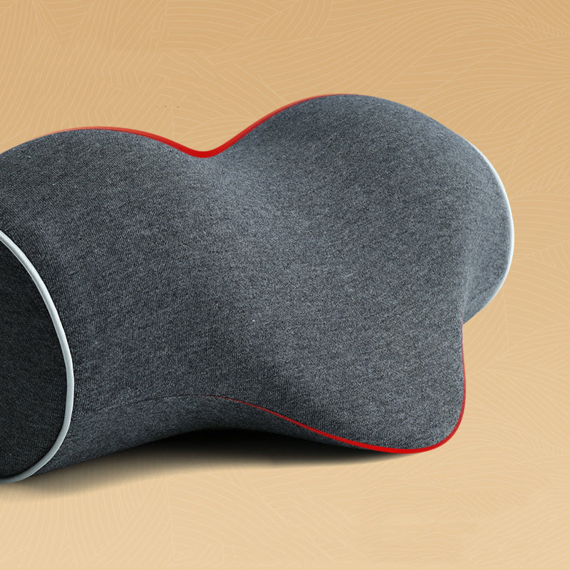 Memory foam cervical traction pillow