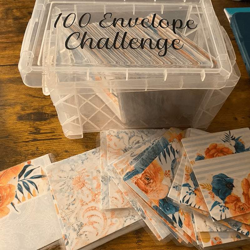 Uitdagingsboxset met 100 enveloppen