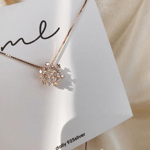 Glimmende Sneeuwvlok Ketting