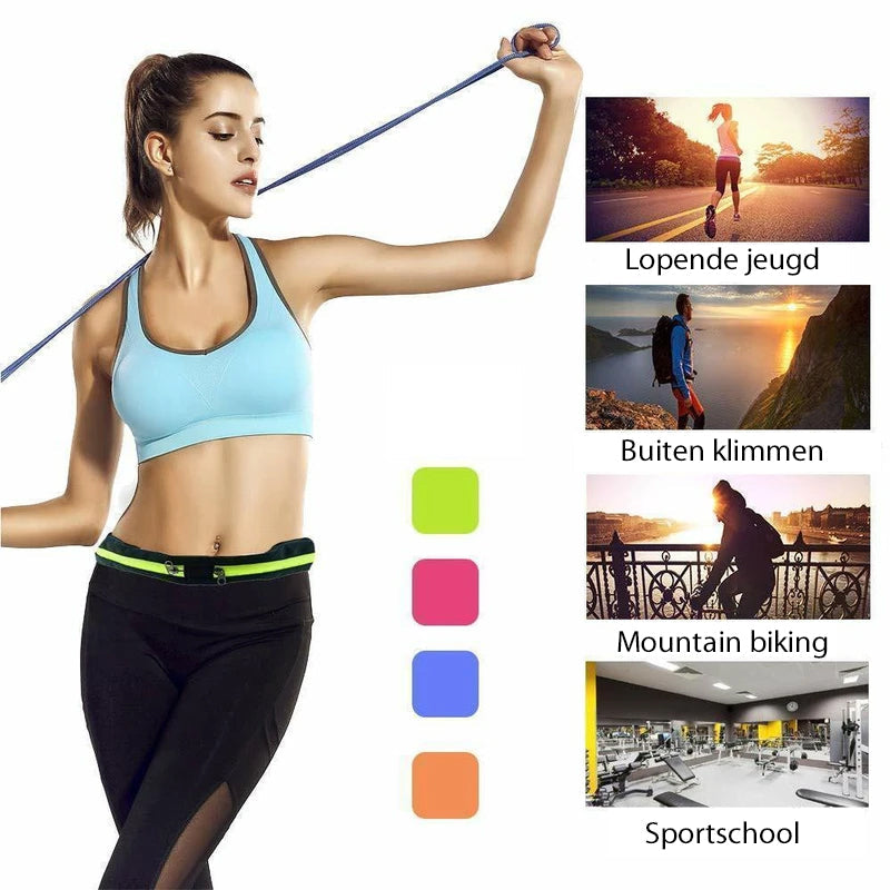 Hardloopriem Met Dubbele Zak