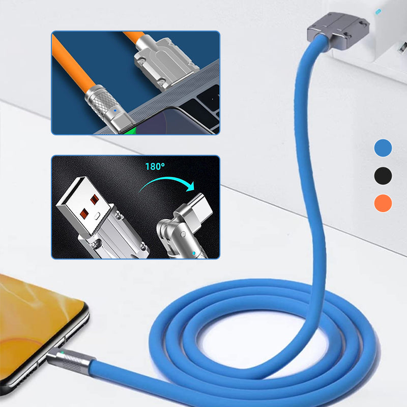 180° roterende snellaadkabel