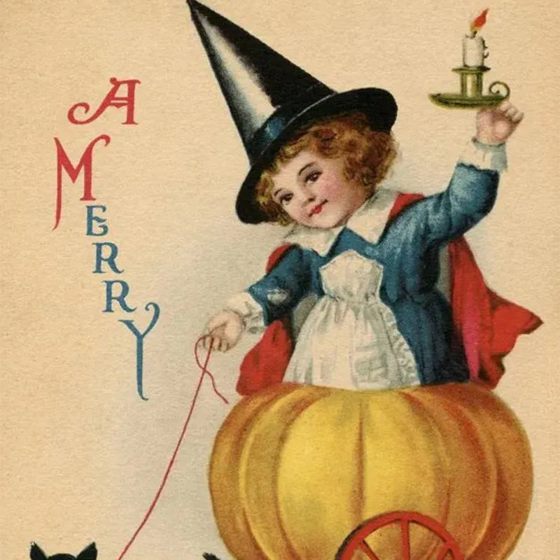 Vintage Halloween Ansichtkaarten set (24 stuks)