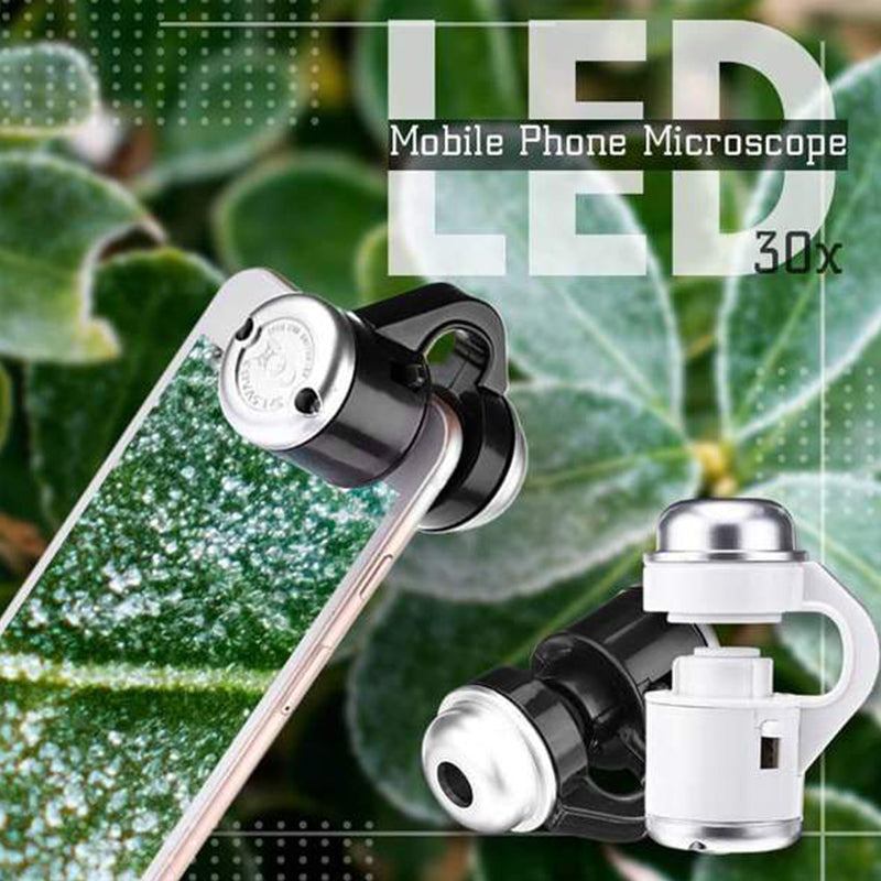 LED mobiele telefoon microscoop