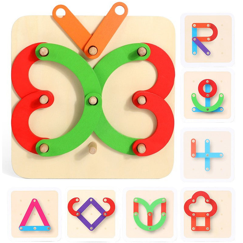 Multifunctioneel Montessori Pijler Collage Speelgoed