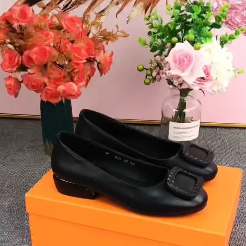 Pump ronde neus beanie schoenen