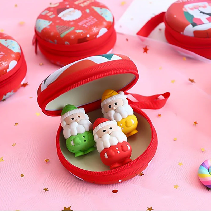 Kerst mini geld sleutelzakjes