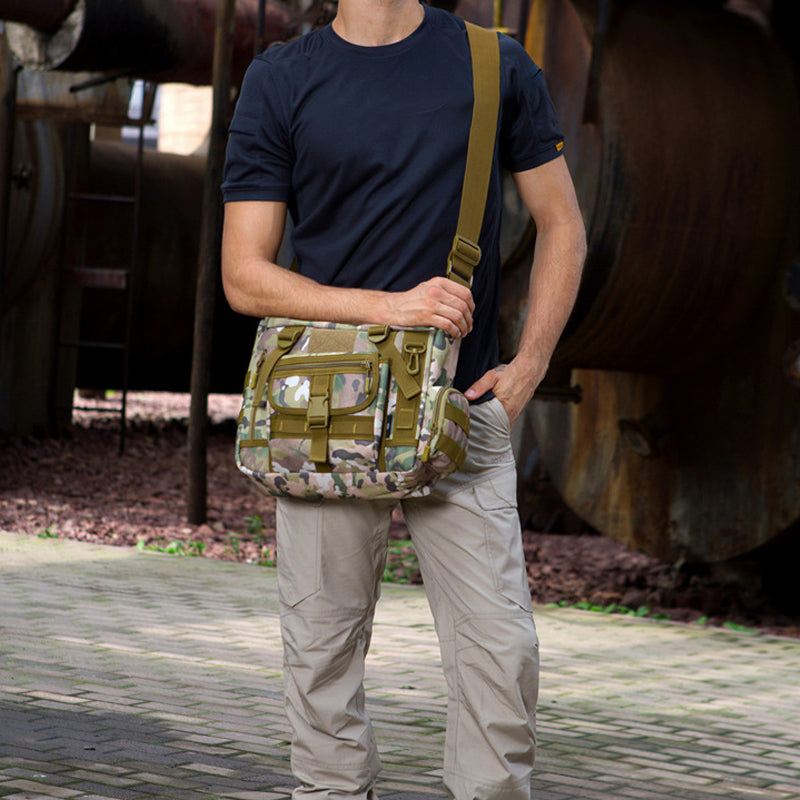 Waterdichte tactische militaire crossbodytas met meerdere zakken