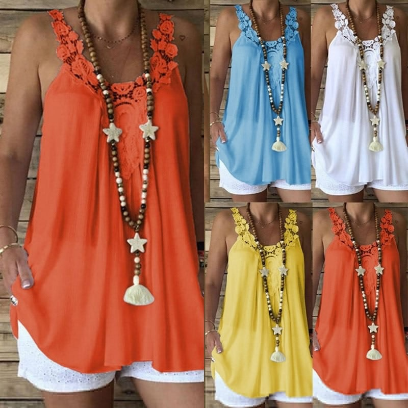 T-shirt met kanten jarretel