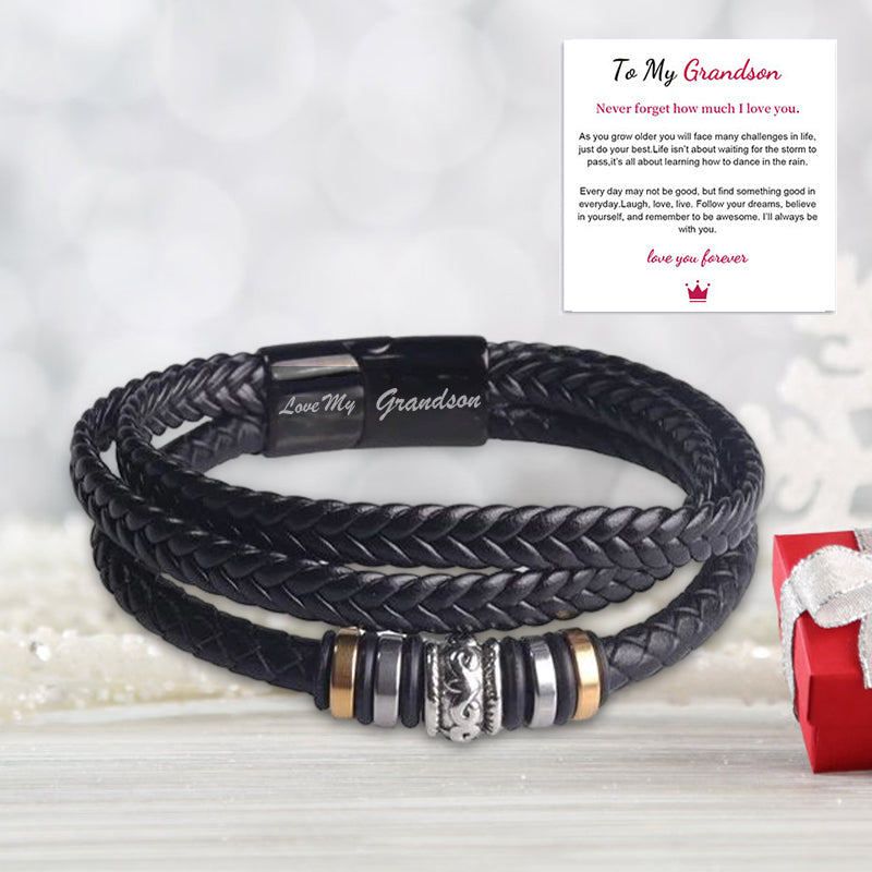 Ik zal altijd bij je zijn Dubbele rij armband