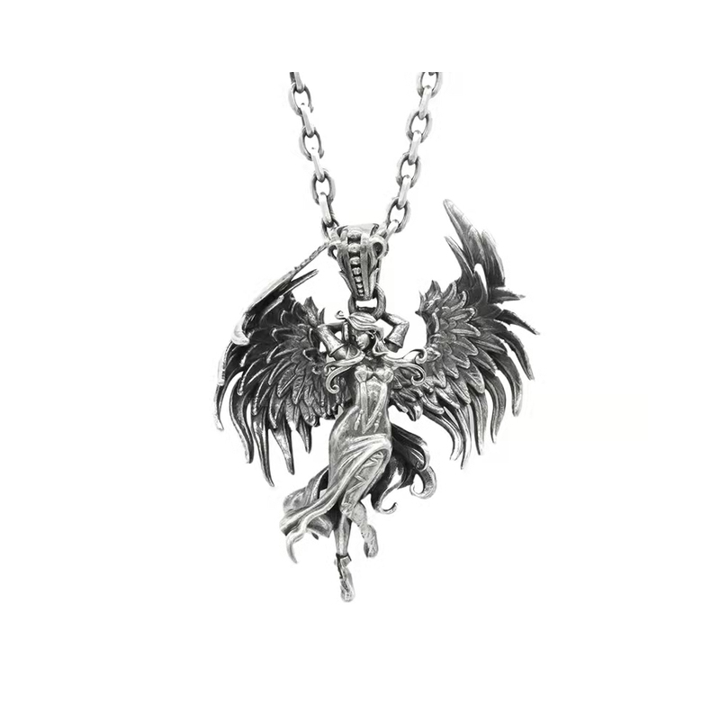 Boze engel hanger ketting