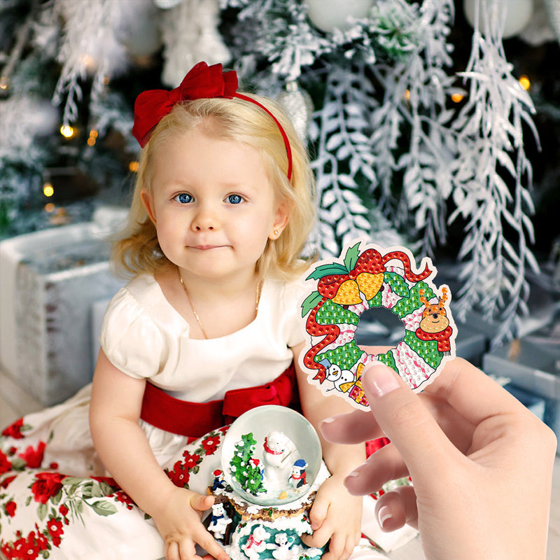 Kerst diamant schilderij sticker kit