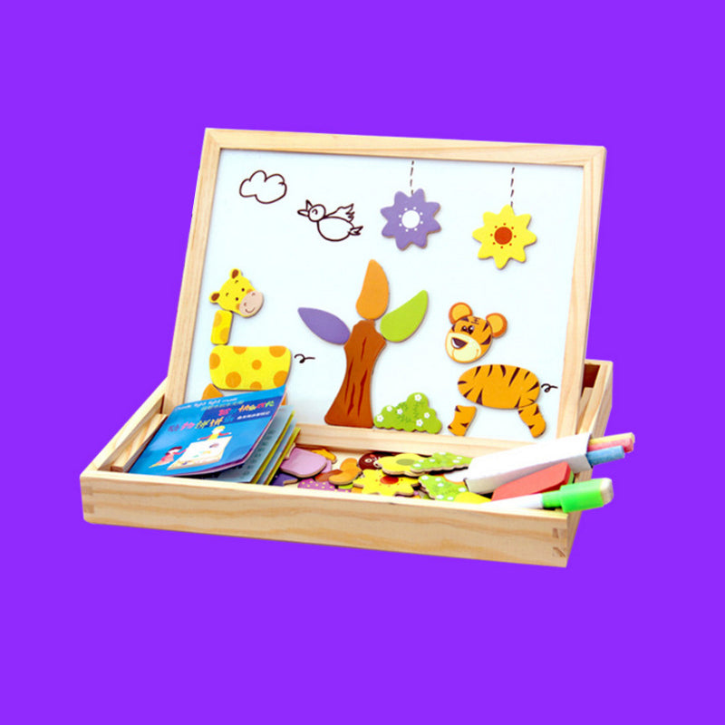 Magnetische Dieren Puzzel Tekentafel