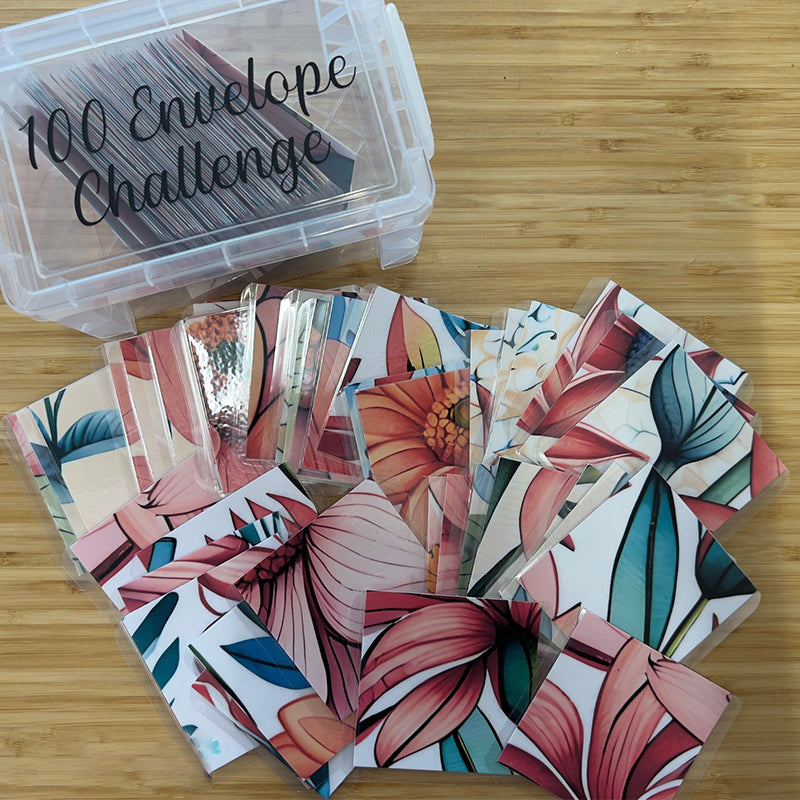 Uitdagingsboxset met 100 enveloppen