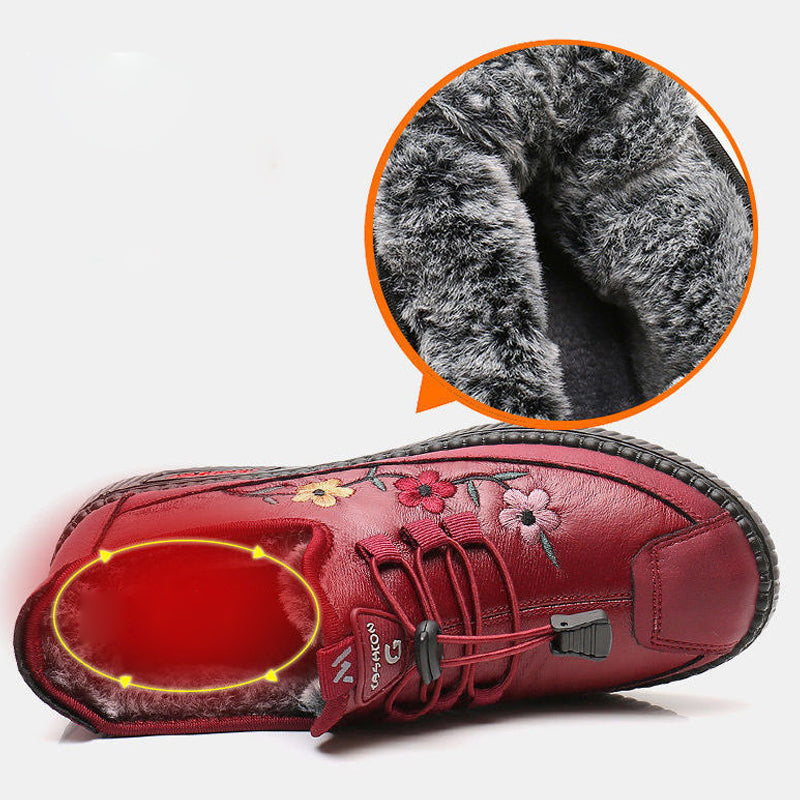 Dames Loafers voor Oudere Vrouwen Zacht Warm