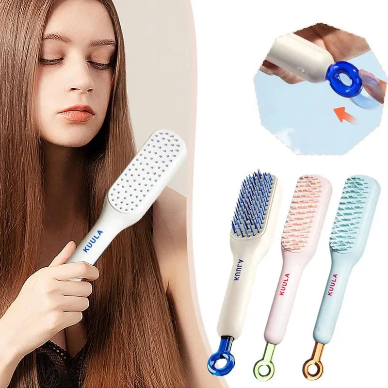 Zelfreinigende antistatische massagekam