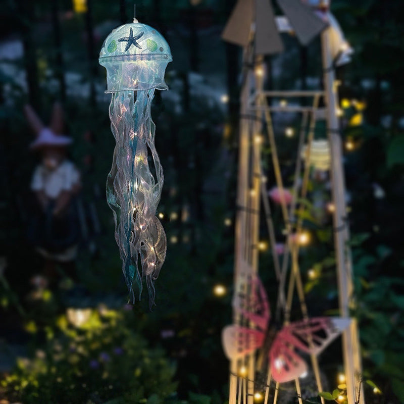 Prachtige verlichting kwallenlamp